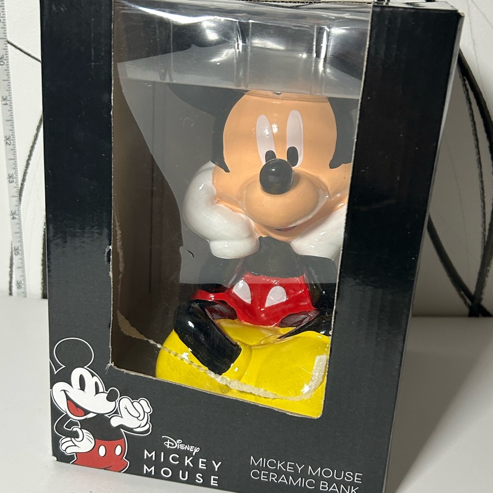 Disney Mickey Mouse Ceramic Bank - Picture 6 of 7